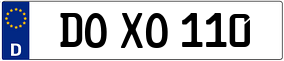 Truck License Plate